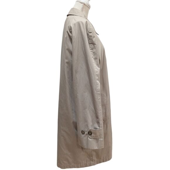 London Fog Men's M Classic Cotton Blend Waterproof Overcoat Trench Knee Length - Picture 4 of 11